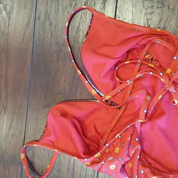 NWOT Jessica Simpson one piece boho swim sz L - Picture 4 of 5